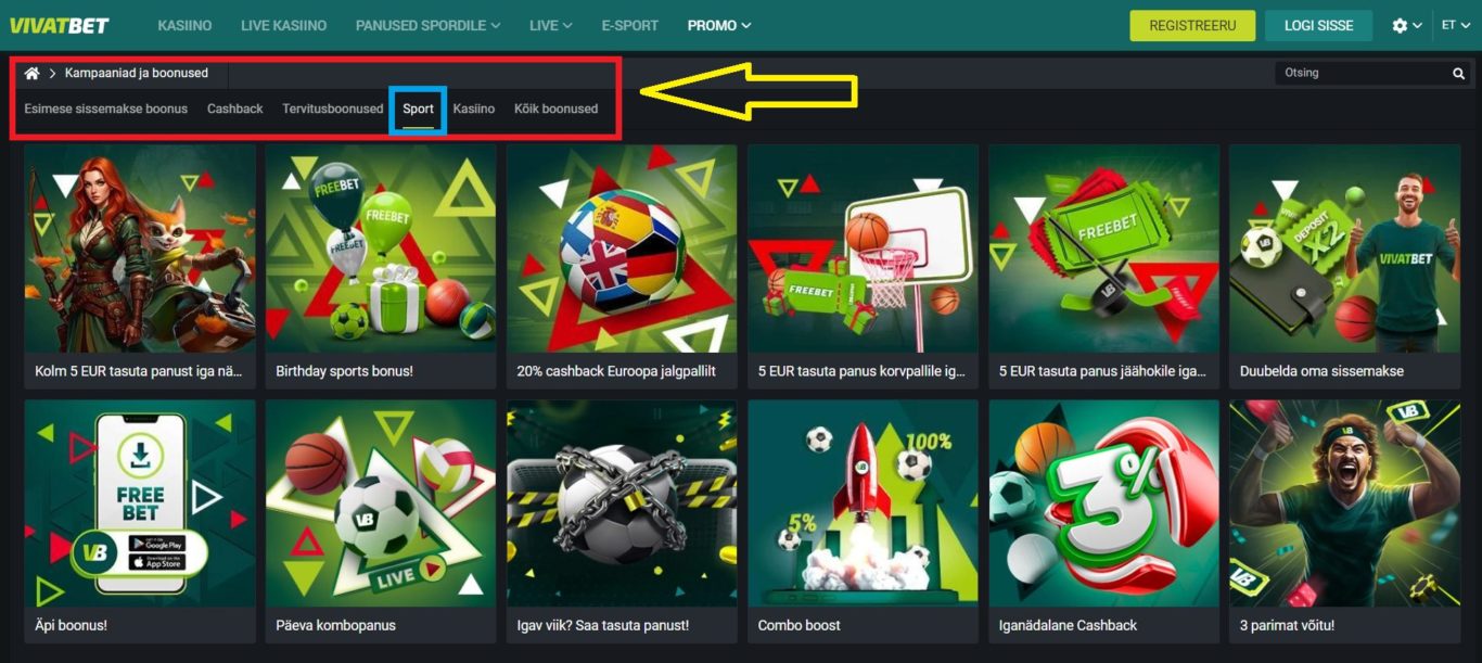 Vivatbet Bonus Code Pole Vaja: Boonus Uutele Mängijatele Peale Esimest Sissemakset